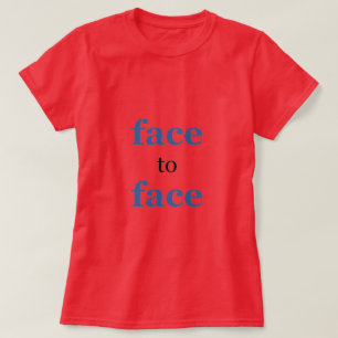 Gesichtspunkt des T-Shirts