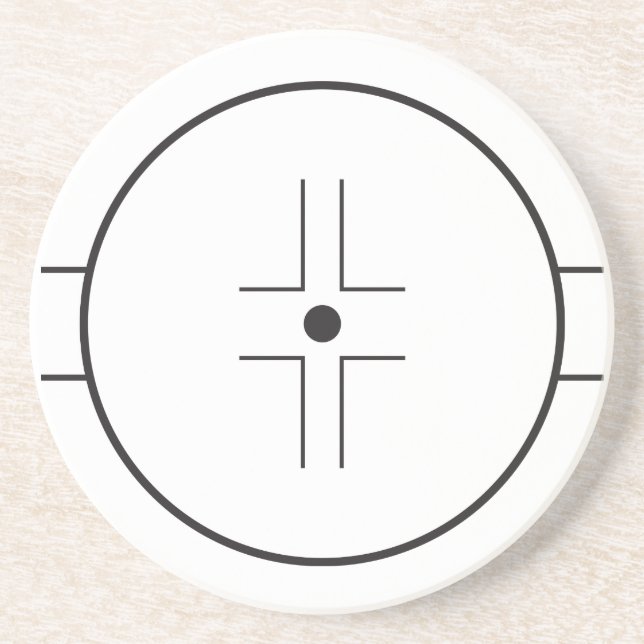 Gesichtszirkel Getränkeuntersetzer (Vorne)