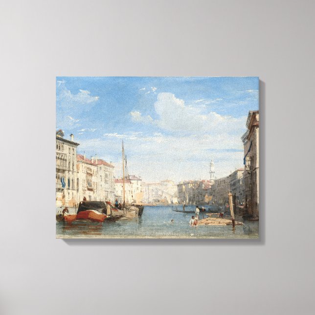 Gespannte Leinwanddruck der grand canal (Vorderseite)