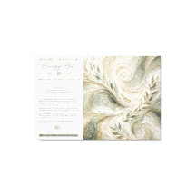Gespannter Leinwanddruck Januar — White Sage Energ