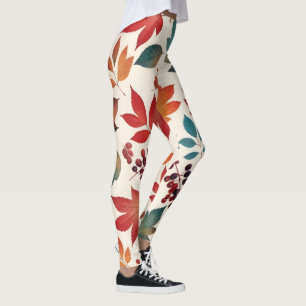 Gespeicherte Blätter und Beeren Leggings