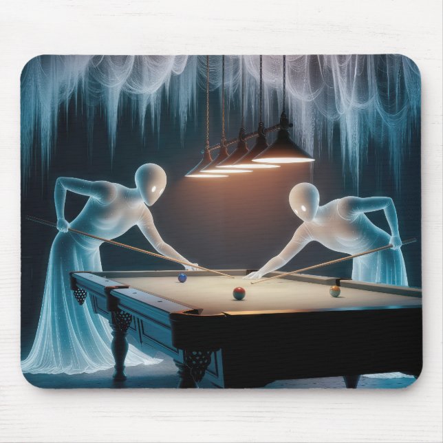 Gespeicherte Zahlen Pool spielen Mousepad (Vorne)