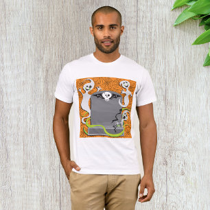 Gespenster auf einem Grabstein Mens T - Shirt