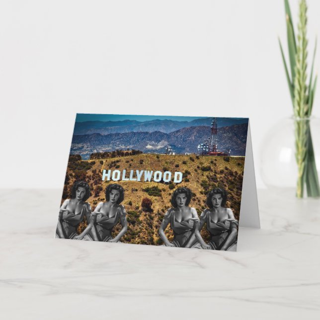 Gespenster aus Hollywood Karte (Vorderseite)