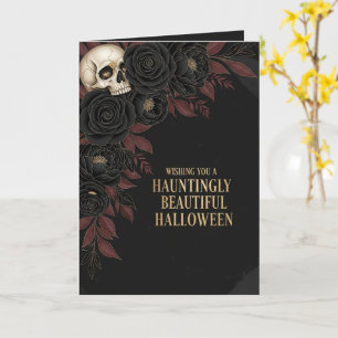 Gespenstisch schöne Halloween-Karte Karte