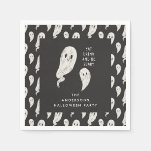 Gespenstische Halloween-Partyhalloween-Servietten Serviette