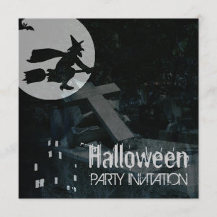 Gespenstische NachtHalloween-Party-Einladung Einladung