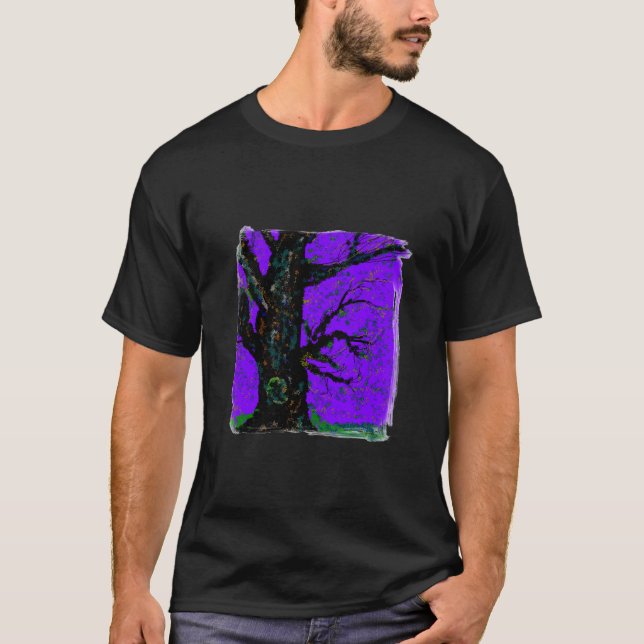 Gespenstischer Baum T-Shirt (Vorderseite)