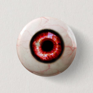 Gespenstisches Auge - Halloween Button