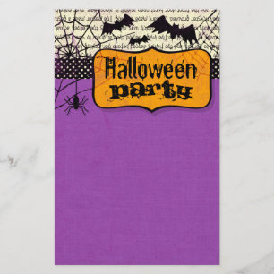 Gespenstisches Schläger-Halloween-Briefpapier Briefpapier