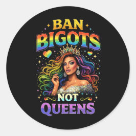 Gesperrte Bigotten Runder Aufkleber