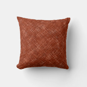 Gesponnene Brown-Tweed-Lumbar-und Wurfs-Kissen Kissen
