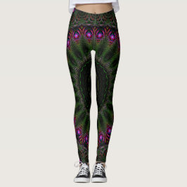 Gesponnene Mandala Leggings