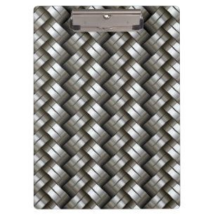 Gesponnenes Metallmuster Klemmbrett