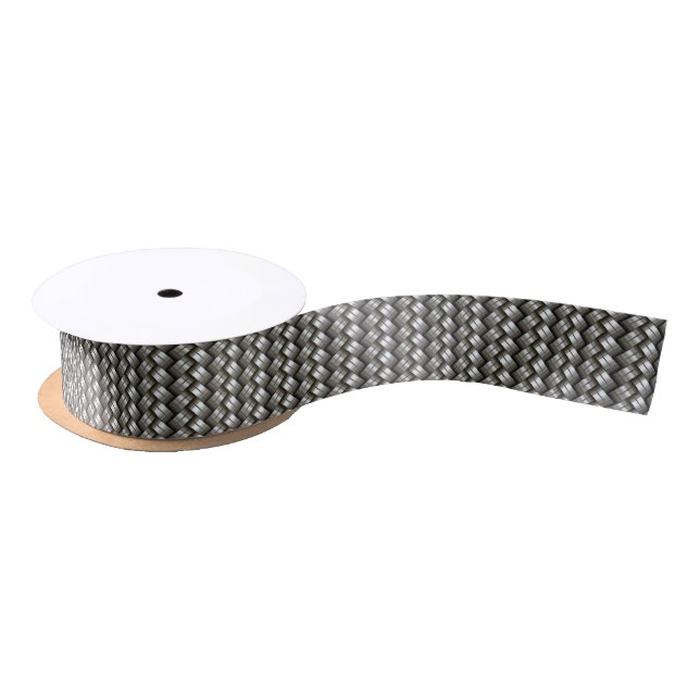 Gesponnenes Metallmuster Satinband (Spule)