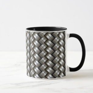 Gesponnenes Metallmuster Tasse