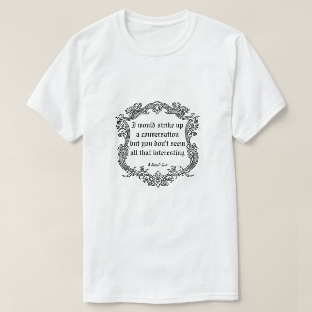 Gespräch - Ein MisterP-Shirt T-Shirt (Design vorne)