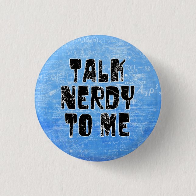 Gespräch nerdy zu mir button (Vorderseite)