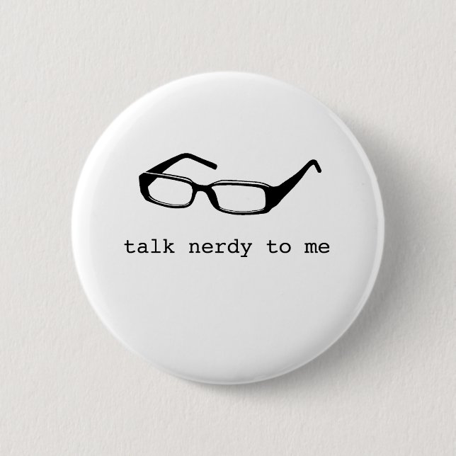 Gespräch nerdy zu mir button (Vorderseite)