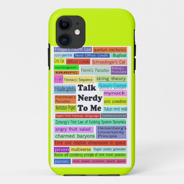 Gespräch Nerdy zu mir iphone Fall Case-Mate iPhone Hülle (Rückseite)