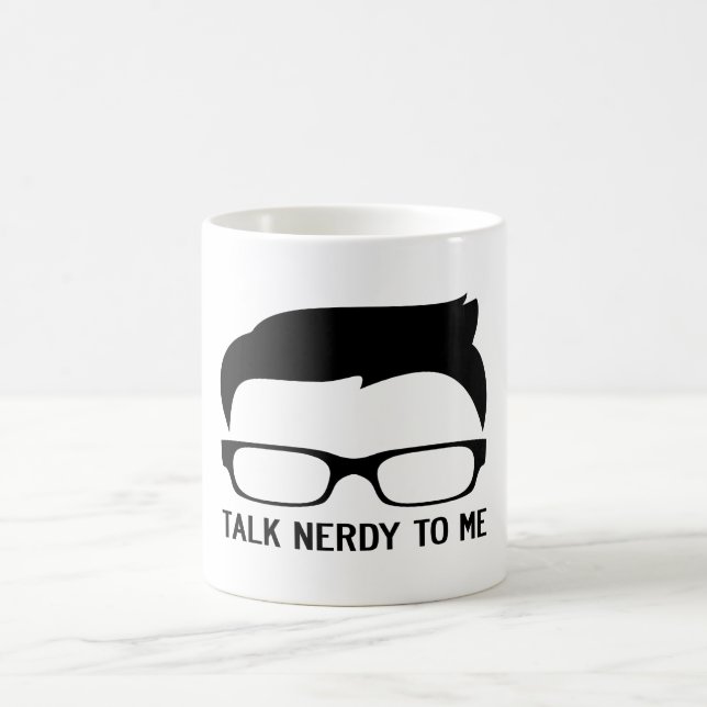 GESPRÄCH NERDY ZU MIR KAFFEETASSE (Mittel)