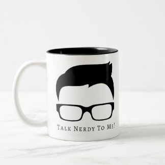 Gespräch Nerdy zu mir Tasse