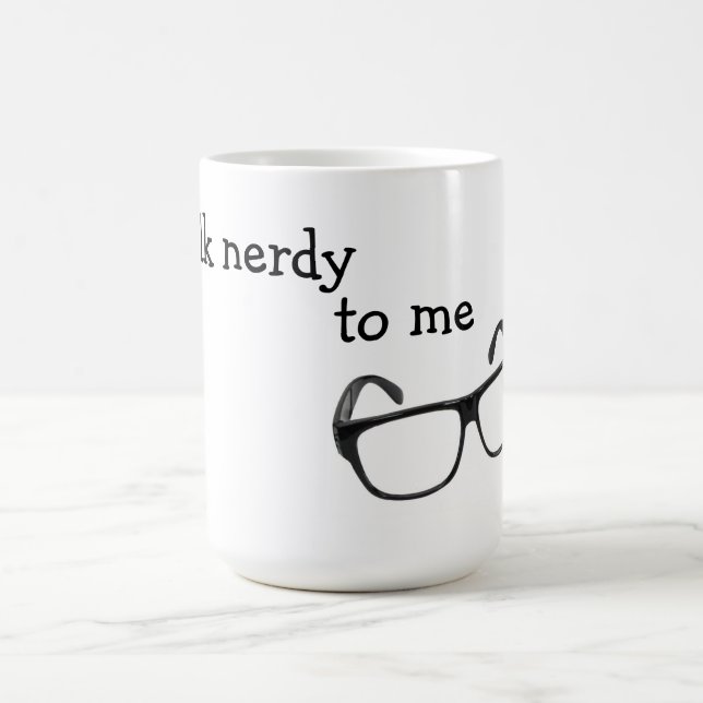 Gespräch Nerdy zu mir Tasse (Mittel)