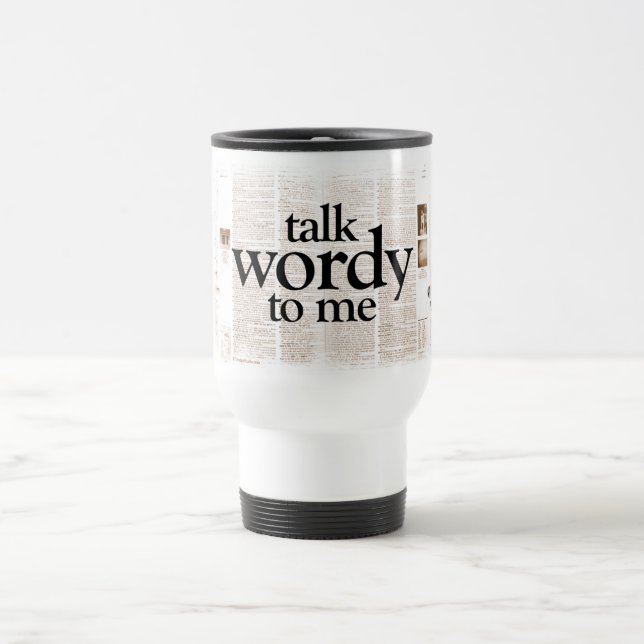 Gespräch Wordy zu mir - Tasse (Mittel)