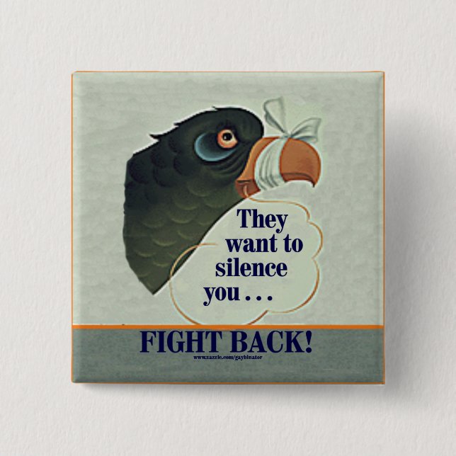 Gespräch zu viel button (Vorderseite)