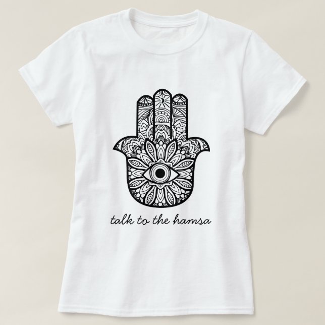 Gespräch zum Hamsa T-Shirt (Design vorne)