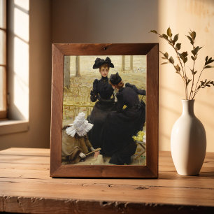 Gespräche im Jardin du Luxembourg Poster