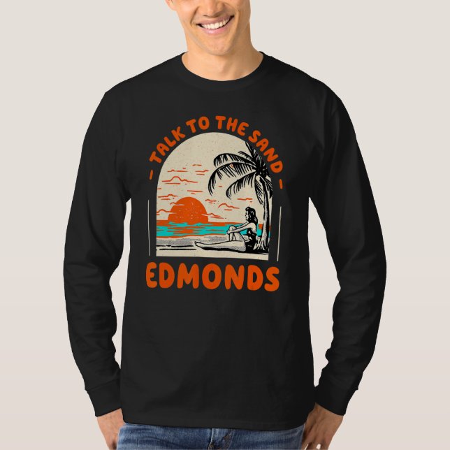 Gespräche mit dem Sand Edmonds Beach Washington Oc T-Shirt (Vorderseite)