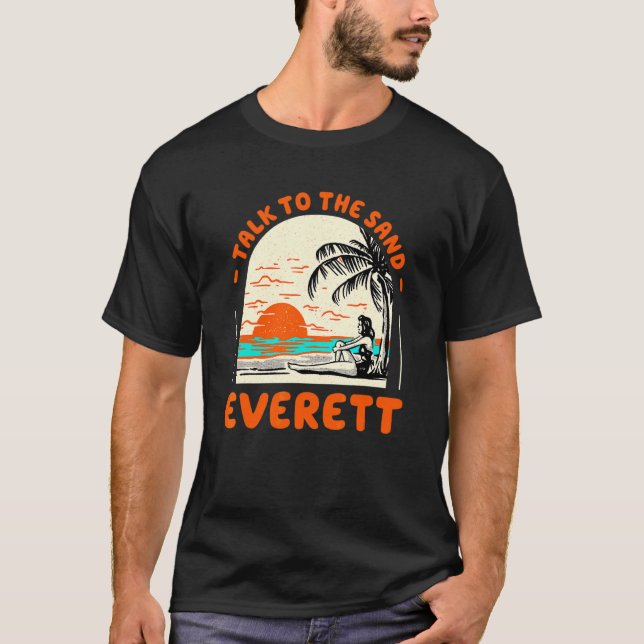 Gespräche mit dem Sand Everett Beach Washington Oc T-Shirt (Vorderseite)