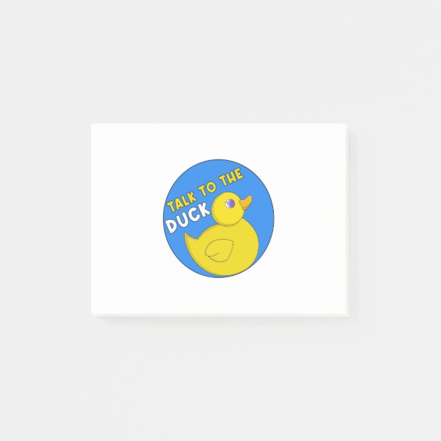 Gespräche mit der Ente Post-it Klebezettel (Vorderseite)