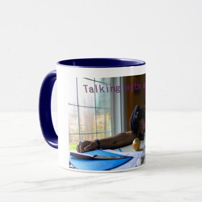 Gespräche mit einer Zwiebel-Tasse Tasse (Vorderseite Links)