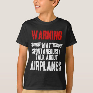 Gespräche über Flugzeuge - Funny Pilot und Aviatio T-Shirt
