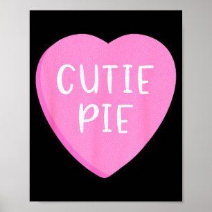 Gesprächsbonbon Herz Schatz Valentinstag Poster