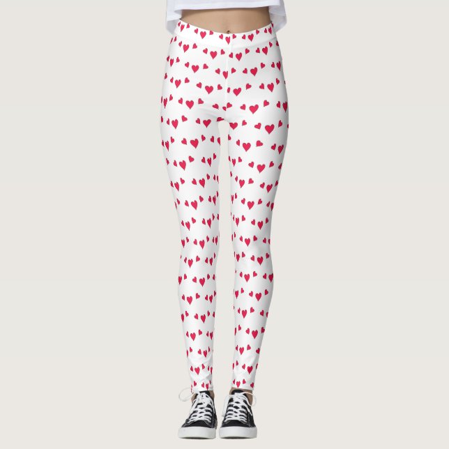 Gesprächsherzen Leggings (Vorderseite)