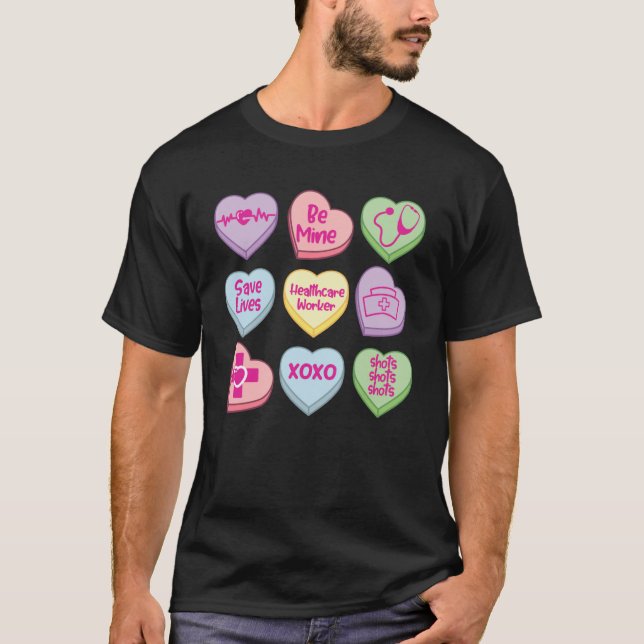 Gesprächsrunde im Gesundheitswesen heilt Valentine T-Shirt (Vorderseite)