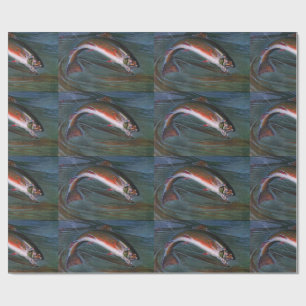 Gesprenkelte Bachforelle Geschenkpapier