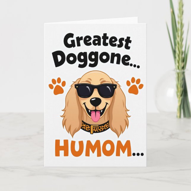 Gesprenkelte Greatest Humom Karte (Vorderseite)