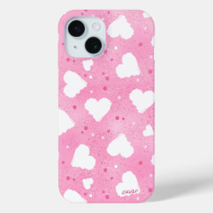 Gesprenkelte Süße Herzen Case-Mate iPhone Hülle