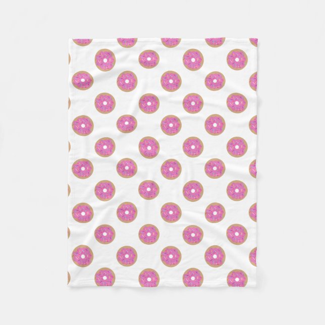 Gesprenkelter Donut Fleecedecke (Vorderseite)