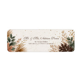 Gesprenkeltes Gold Waldgrün Botanisch