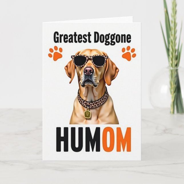 Gesprenkeltes Muster Humom Karte (Vorderseite)