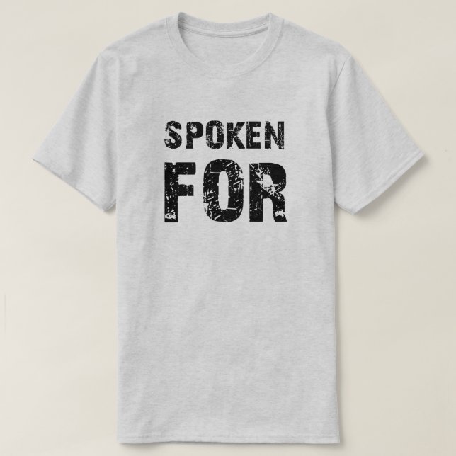 Gesprochen für T-Shirt (Design vorne)