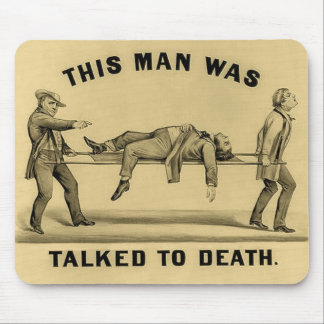 Gesprochen mit Tod Mousepad