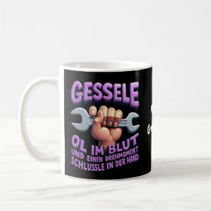 GESSELE 2025 OL IM BLUT UND EINEN DREHMOMENT KAFFEETASSE