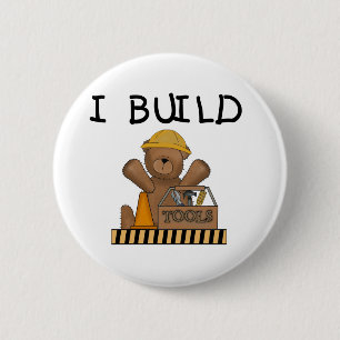 Gestalt-T-Shirts und Geschenke des Bau-I Button