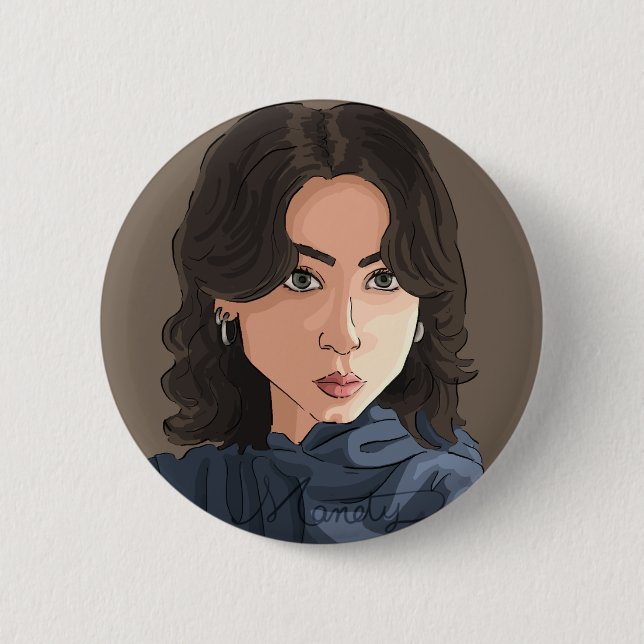 Gestaltbarer Ausweis Button (Vorderseite)